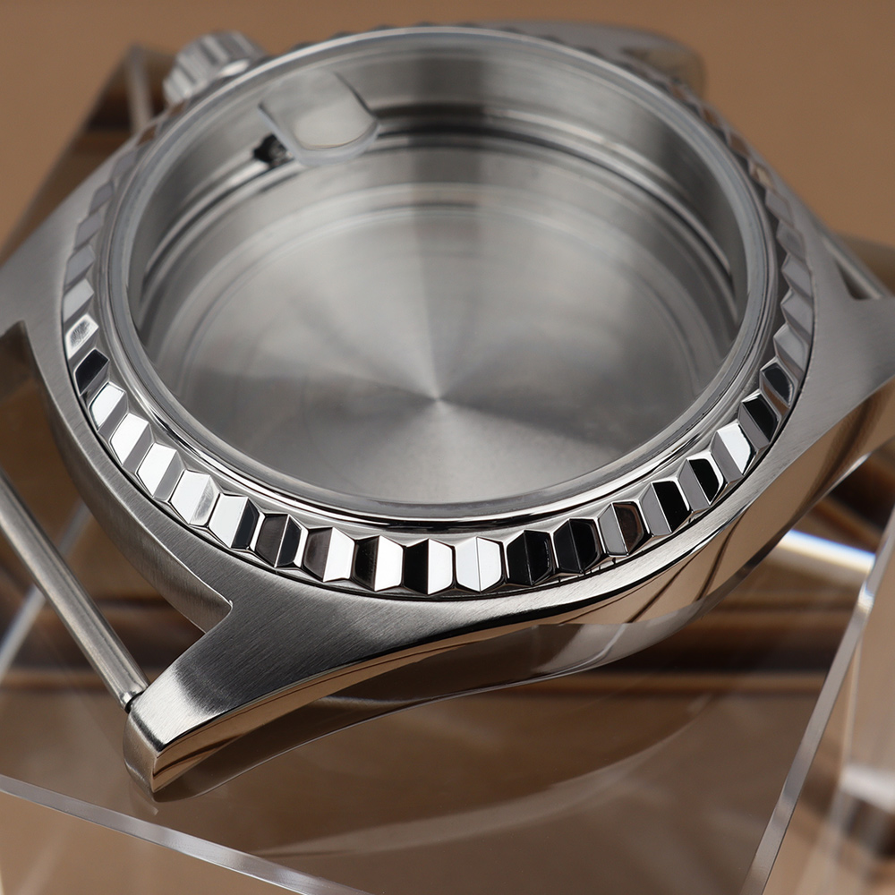 NH35 36 Silver Polished Watch  - Reel Case review and price