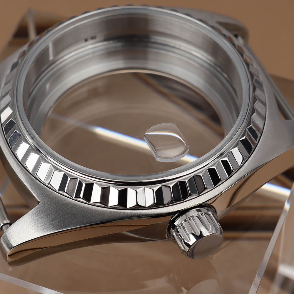 NH35 36 Silver Polished Watch  - Reel Case review and price