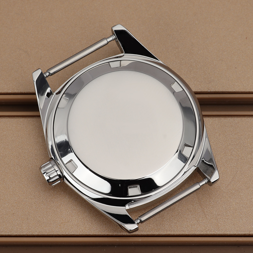 NH35 36 Silver Polished Watch  - Reel Case review and price