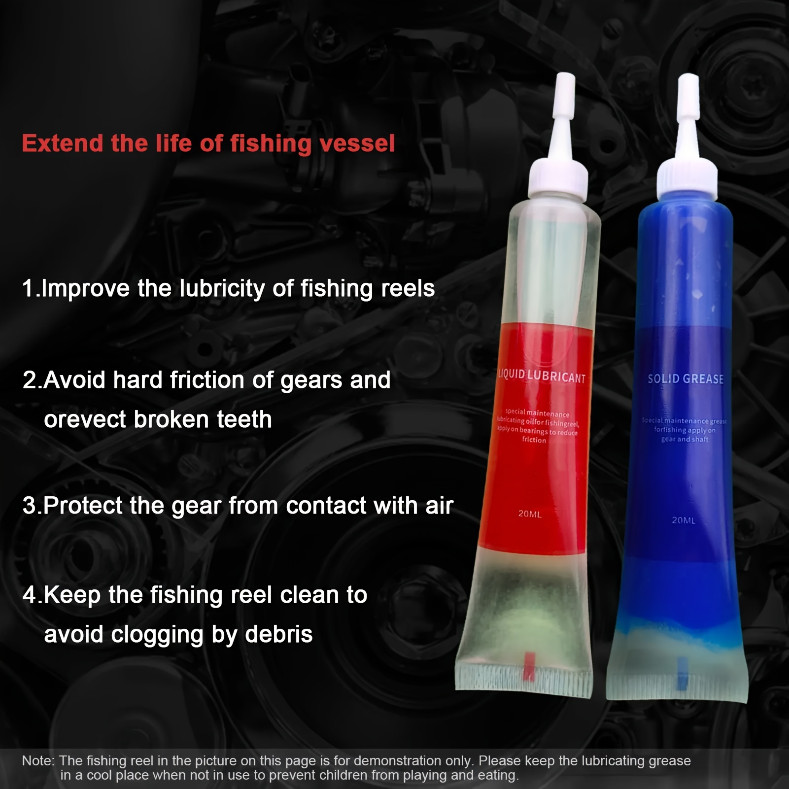 4pcs Fishing Wheel Maintenance - Reel Grease review and price
